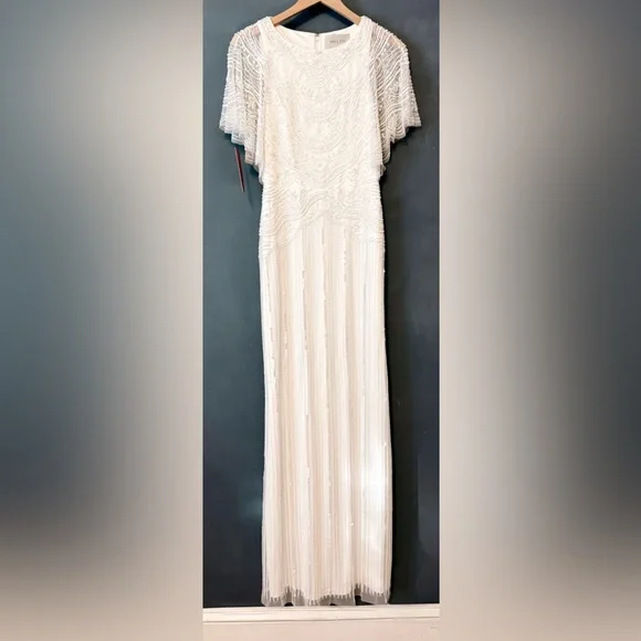 BHLDN White Beaded Sorrento Wedding Gown - Picture 6 of 12